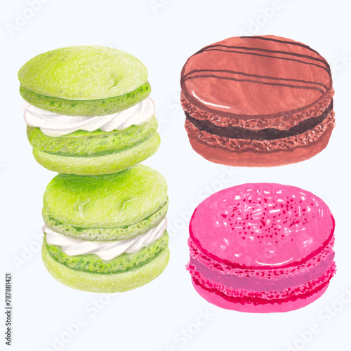 Cute Watercolor Bakery Clipart - Download Bakery Illustration