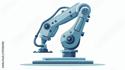 Manufacturing robot arm. Industrial automatic equipme