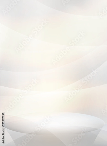 ゴールドラインの高級感なコンセプトの抽象的なモダンな白い背景	
