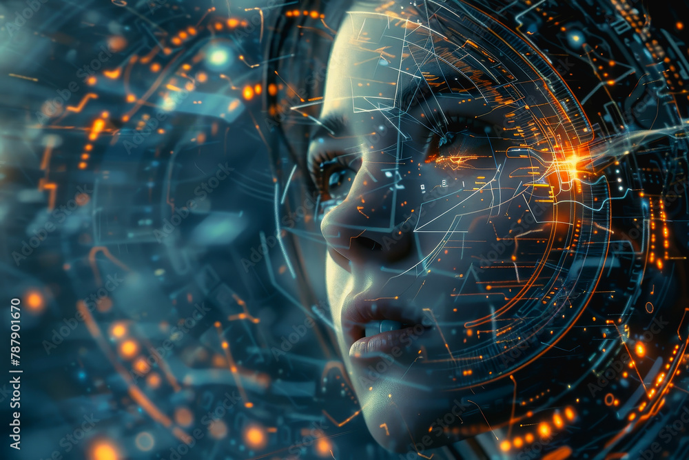 abstract ai learning technology, big data learning abstract ai learning technology, big data learning