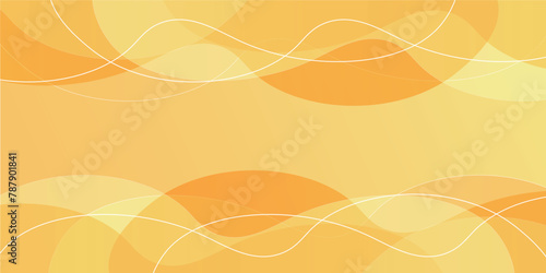 波　オレンジ　テクノロジー　曲線　背景	