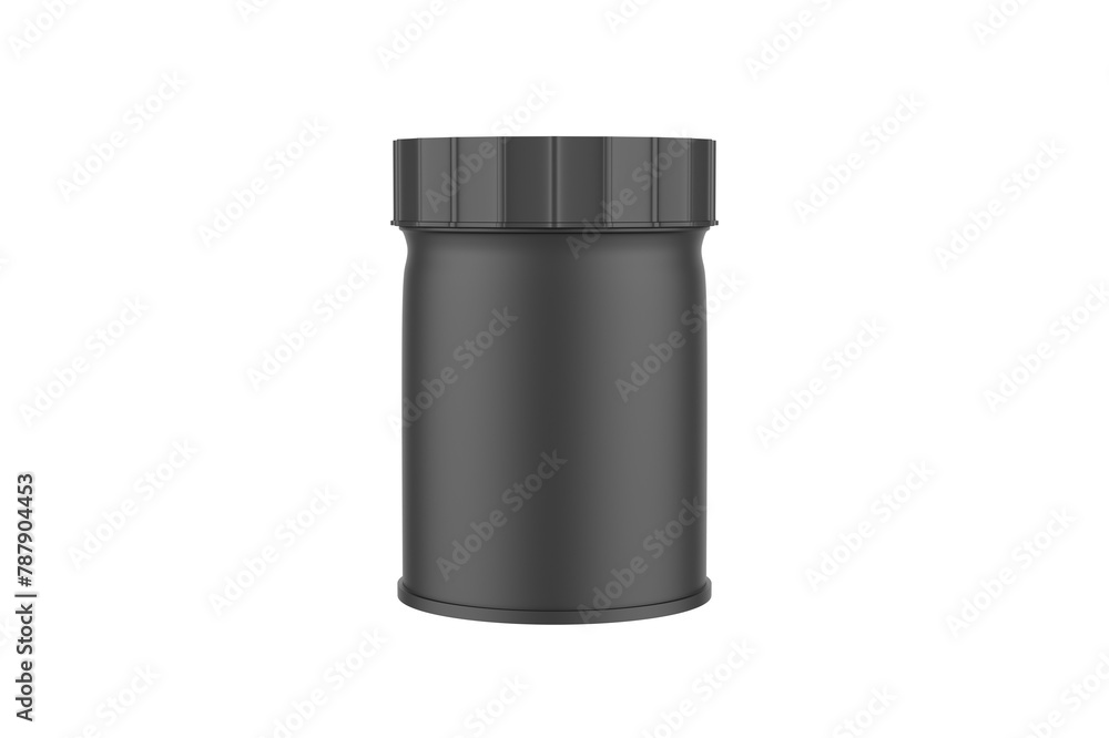 Matte Metallic Insulated Food Jar Mockup Isolated On White Background. 3d illustration Matte Metallic Insulated Food Jar Mockup Isolated On White Background. 3d illustration