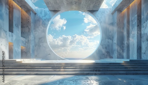 Revival meeting in an energized auditorium, filled with stories of spiritual awakening and miraculous healings