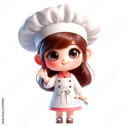 little girl cook No.A011