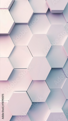 Hexagonal pattern background featuring a series of vertical hexagons in an abstract design.