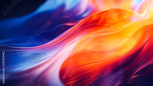 Wallpaper Mural Wavy background made of abstract fluid design in intense colors. Vector illustration. Torontodigital.ca