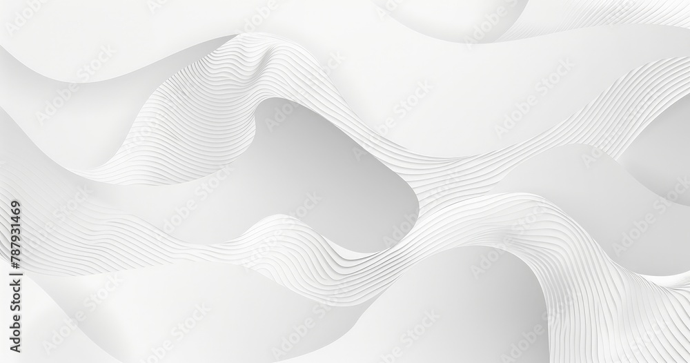 pure abstract white topography texture background