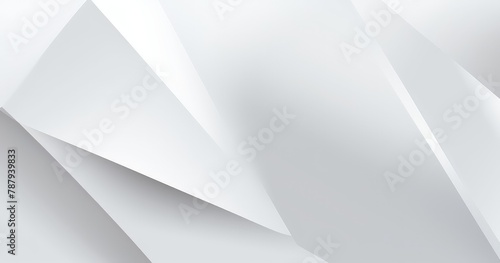 White background with light gray geometric shapes for design