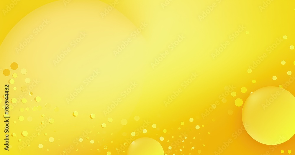 vibrant yellow bubble fade background