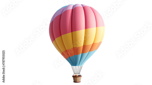 Air balloon isolated on a transparent background
