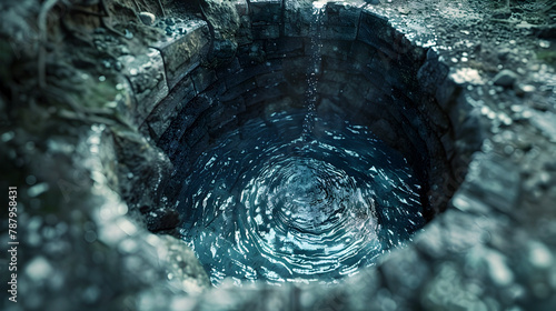 Exploring the Ominous Depths of a Cursed Well:Tainted Waters Shrouded in Dark Energies of Witchcraft and Demonology photo