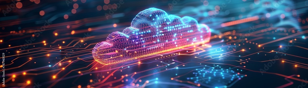 Conceptual cloud service platform blends advanced computing resources managed via user friendly interface Conceptual cloud service platform blends advanced computing resources managed via user friendly interface