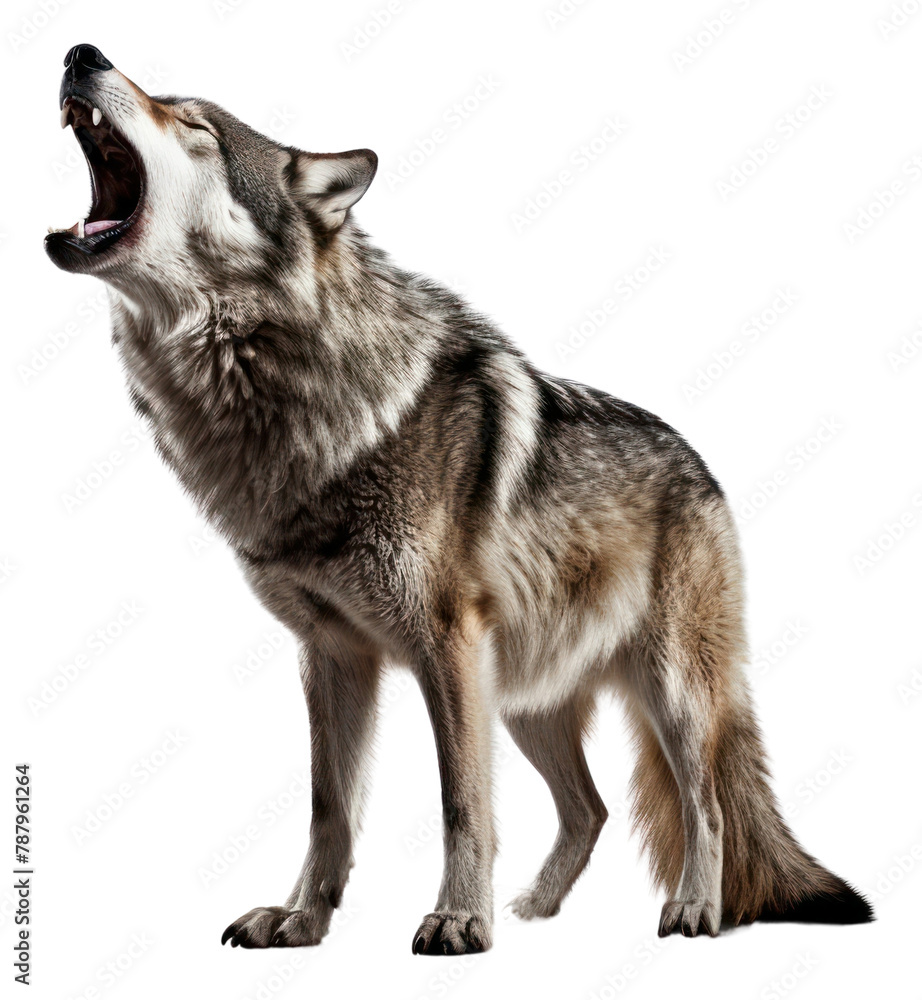 PNG Howling Wolf wolf mammal animal