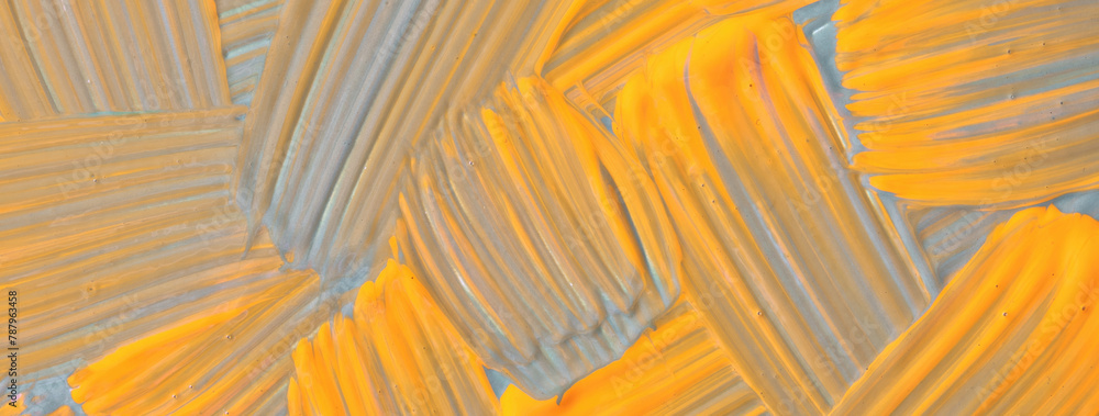 Abstract art background dark yellow and gray colors. Watercolor painting on canvas with orange strokes and splash. Abstract art background dark yellow and gray colors. Watercolor painting on canvas with orange strokes and splash.