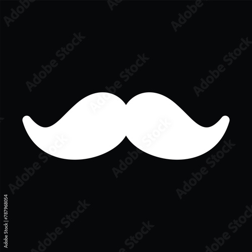mustache vector icon design illustration