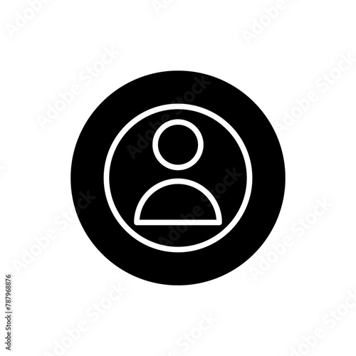 User icon vector. People illustration sign. Man symbol.