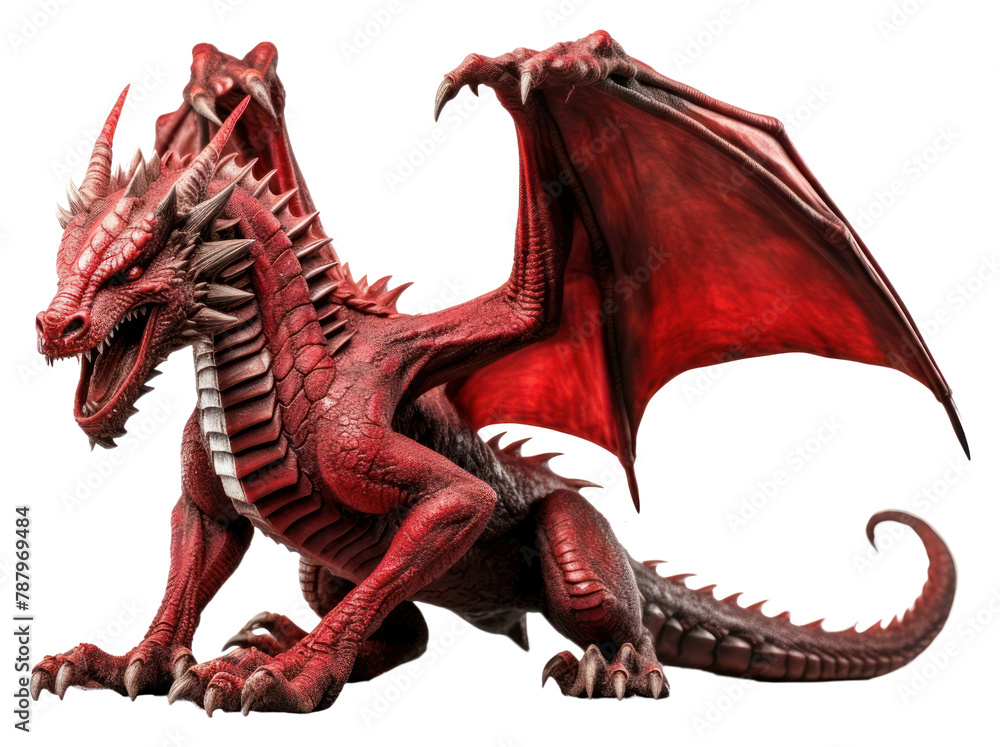 PNG Red dragon dinosaur animal white background PNG Red dragon dinosaur animal white background