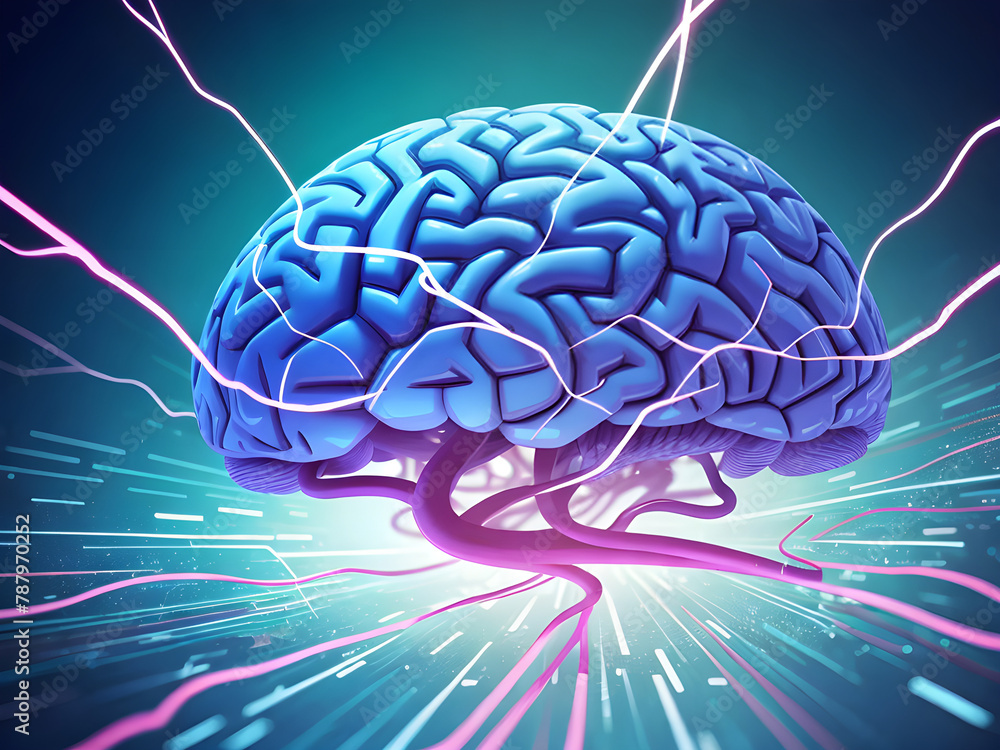 illustration of human brain illustration of human brain