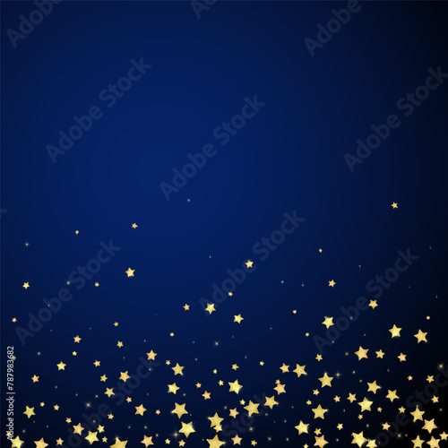 Magic stars vector overlay.  Gold stars scattered