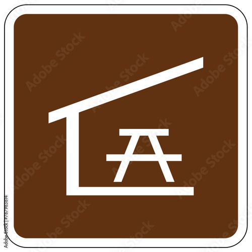 Picnic area sign