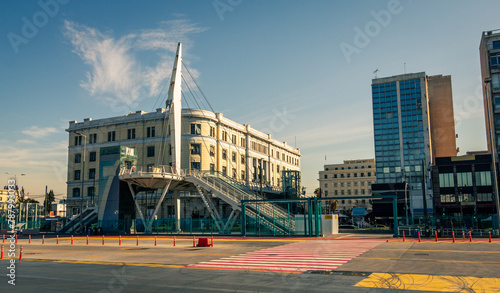 A view of the Piraeus neighborhood, a port city within the Athens urban area photo