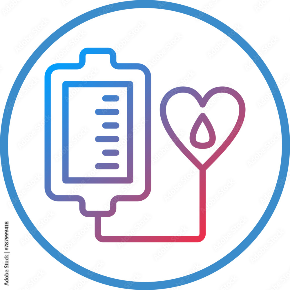 Vector Design Blood Transfusion Icon Style Vector Design Blood Transfusion Icon Style