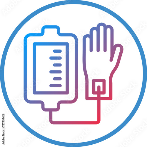Vector Design Blood Donation Icon Style