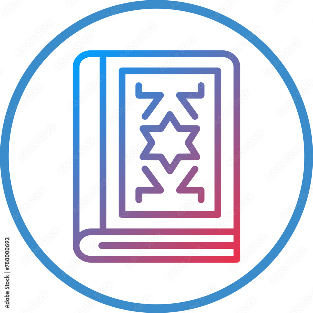Vector Design Spellbook Icon Style Vector Design Spellbook Icon Style