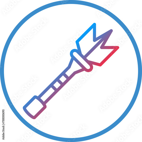 Vector Design Lance Icon Style