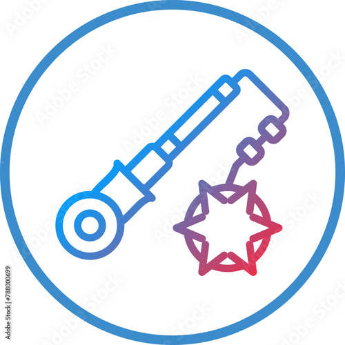 Vector Design Flail Icon Style