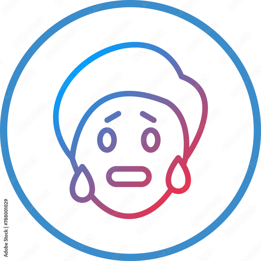 Vector Design Hot Face Icon Style Vector Design Hot Face Icon Style