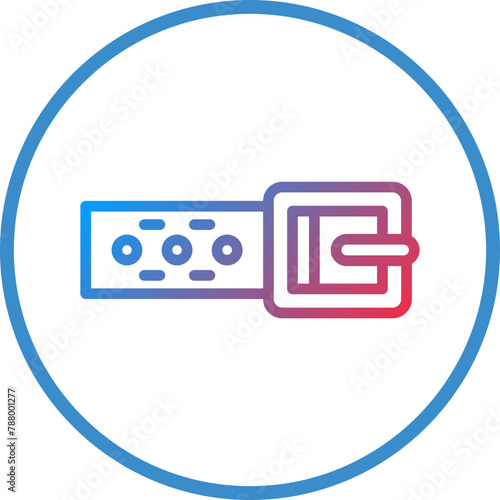 Vector Design Belt Icon Style