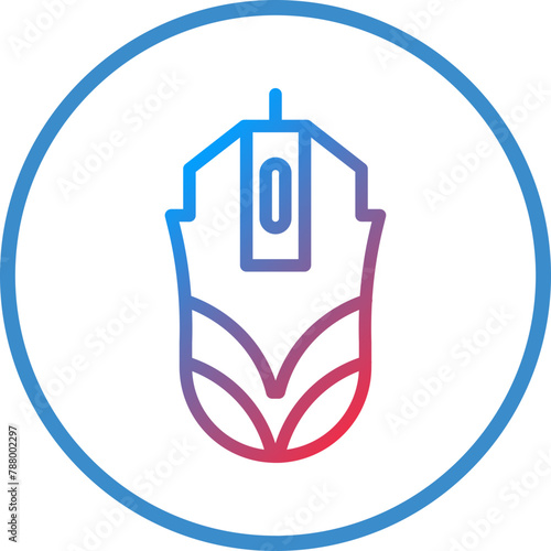 Vector Design Gaming Mouse Icon Style