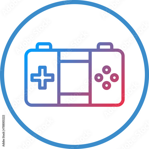 Vector Design Console Game Icon Style