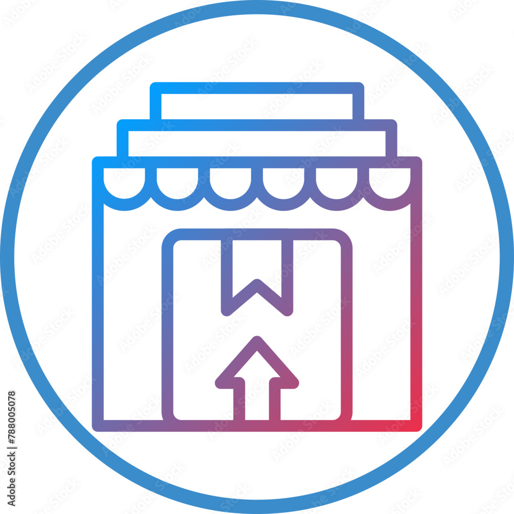 Vector Design Stock Keeping Unit Icon Style Vector Design Stock Keeping Unit Icon Style