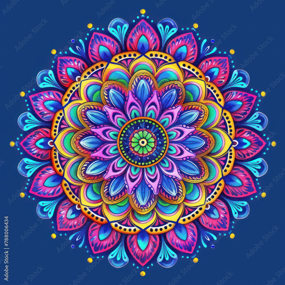Colorful mandala pictures
