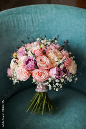 Bride's wedding bouquet