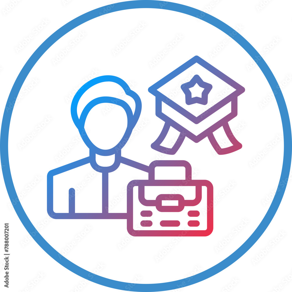 Vector Design Career Goal Icon Style Vector Design Career Goal Icon Style