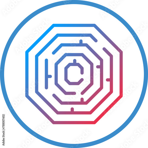 Vector Design Art Conundrum Icon Style