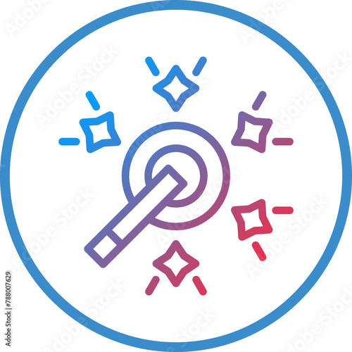 Vector Design Auto Enhance Icon Style