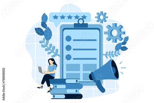 Business Marketing Flat Design Illustration