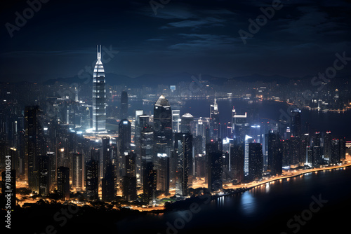Glimmering Galaxy of Lights: A Captivating Night-time Panorama of the FZ Skyline