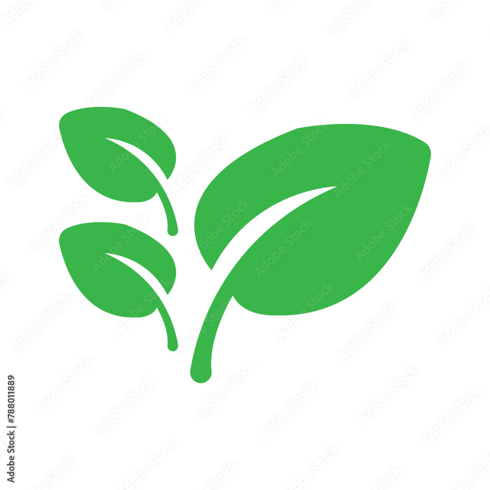 Three Leaf icon symbol vector. Leaf sign. Leaf symbol. green leaf icon on white background. Vector illustration. Eps file 478. Three Leaf icon symbol vector. Leaf sign. Leaf symbol. green leaf icon on white background. Vector illustration. Eps file 478.