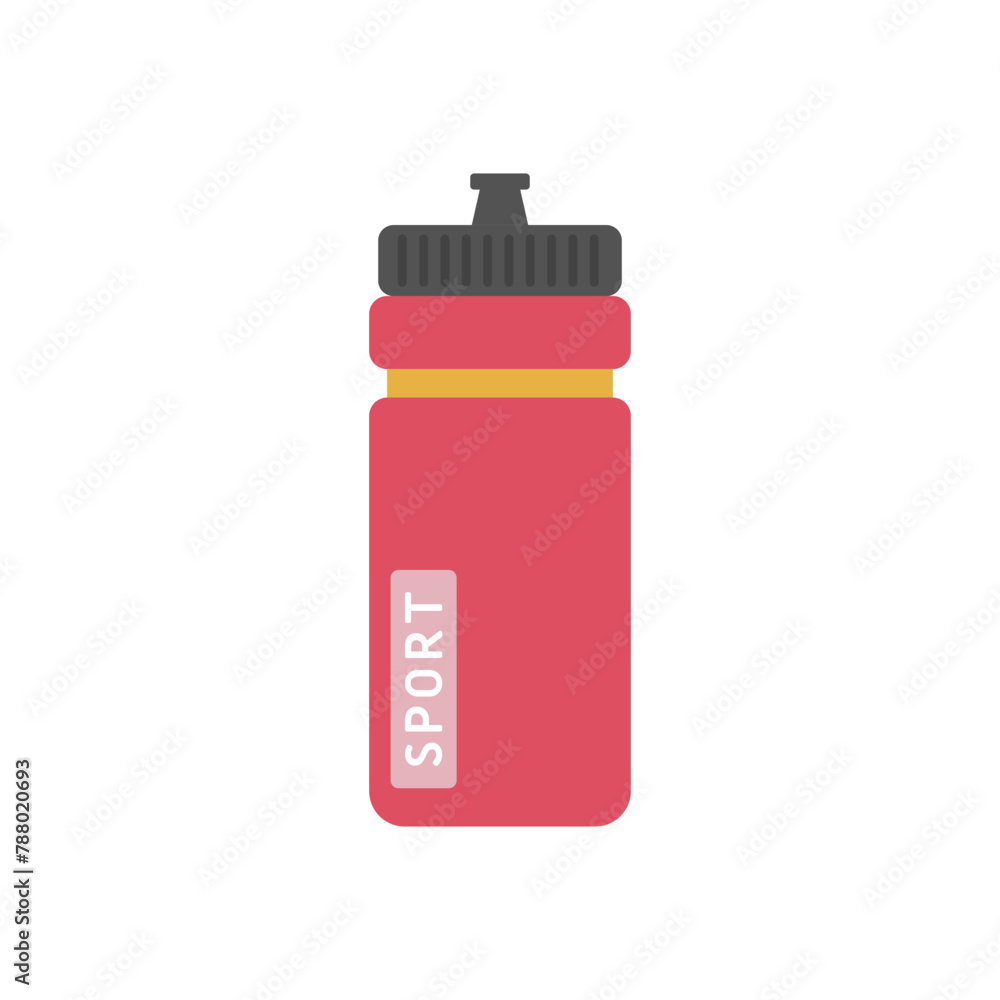Sports bottle hydro flask water. Sport water bottle vector illustration colorful Sports bottle hydro flask water. Sport water bottle vector illustration colorful