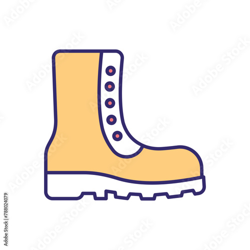 Army Shoe vector icon
