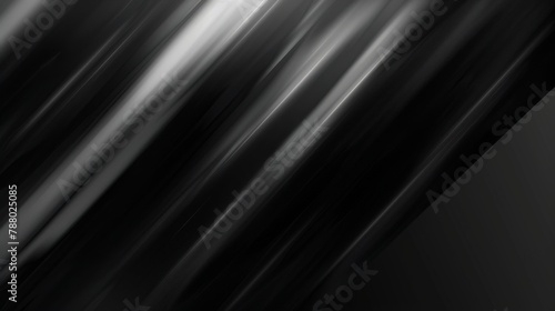 black and white abstract background with white blurred lines