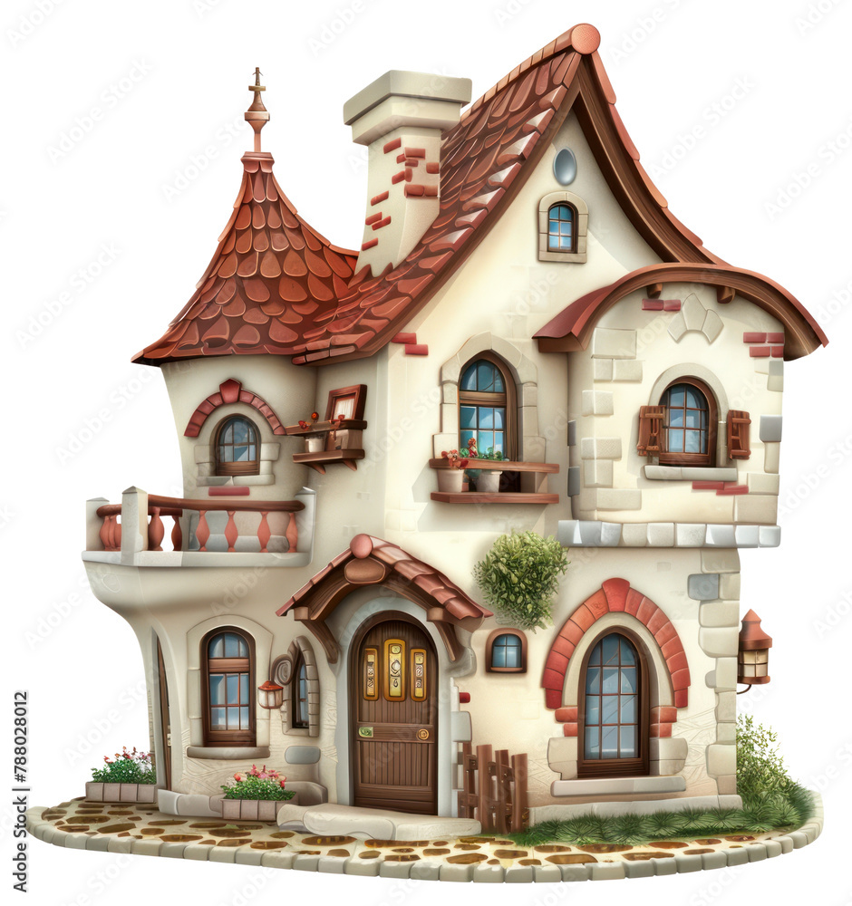 PNG Cartoon of home improvement architecture building house.
