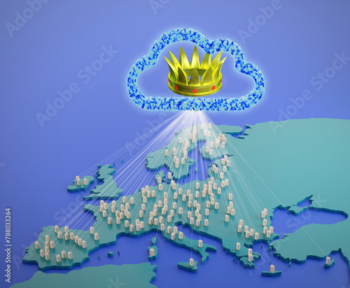 EU data sovereignty, conceptual illustration photo