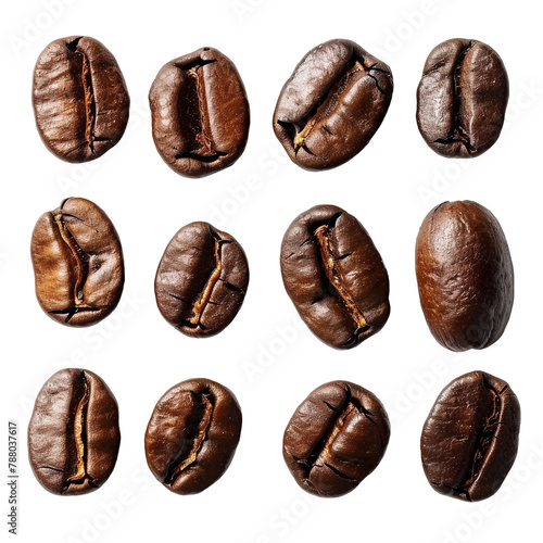 Wallpaper Mural coffee beans isolated on transparent background Torontodigital.ca