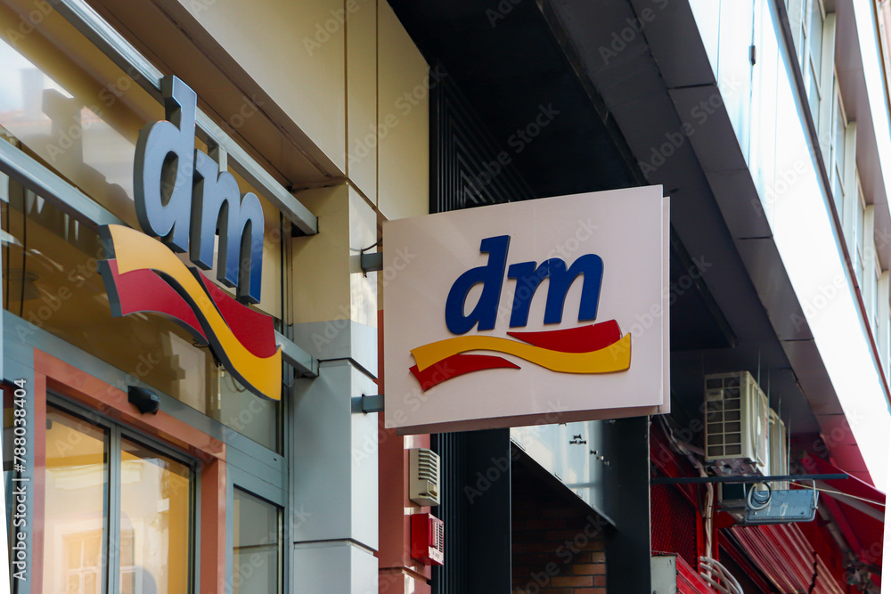 Sofia, Bulgaria- August 18, 2023: drogerie markt (dm), a German chain ...